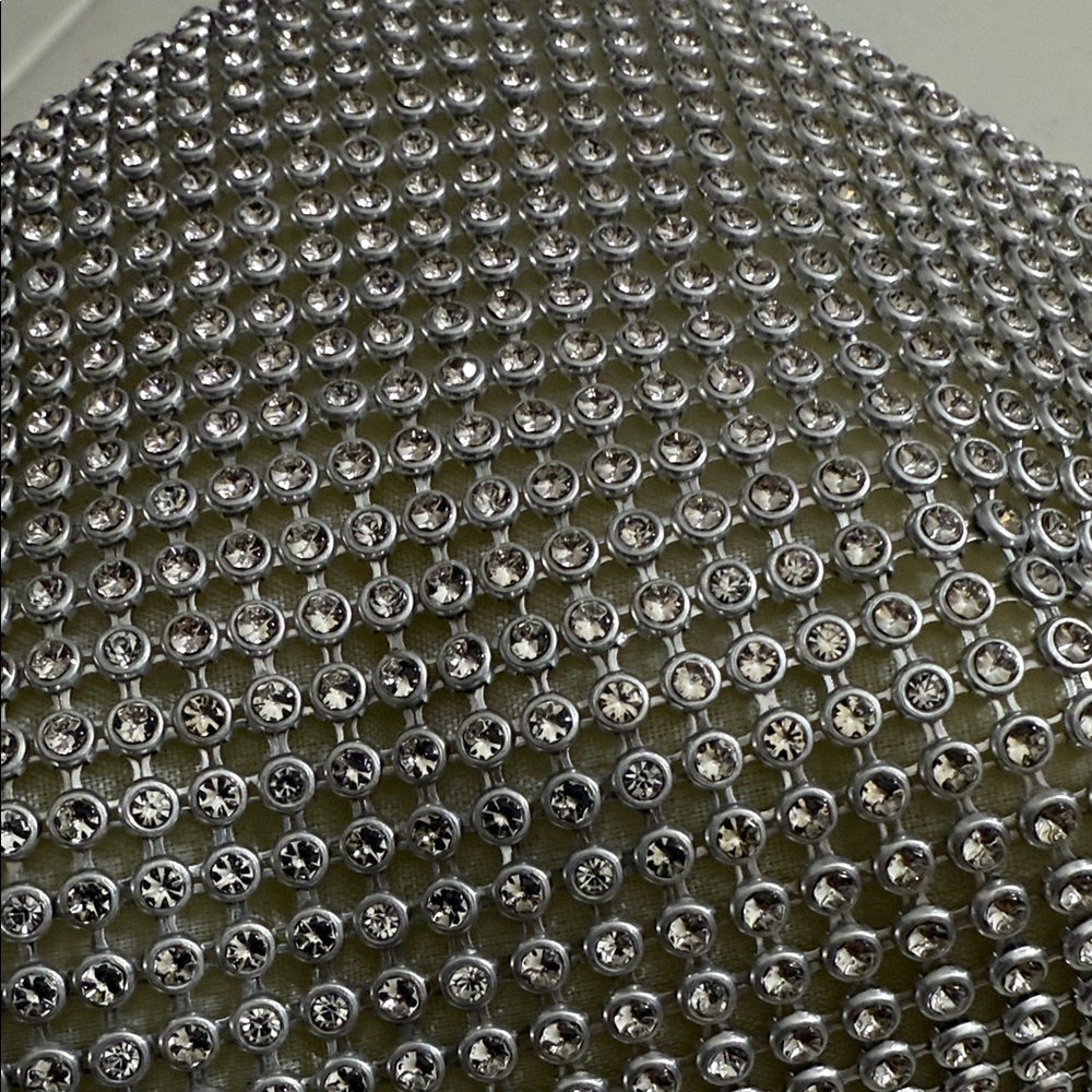 Rhinestone Elegant Silver Women's Bag - Picture 4 of 4
